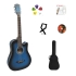 Gitara akustyczna - niebieski matt z wycięciem